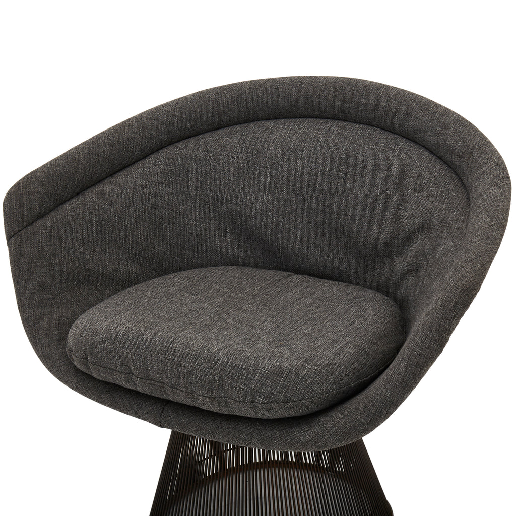 Platner Arm Chair - Full Gray Cushion