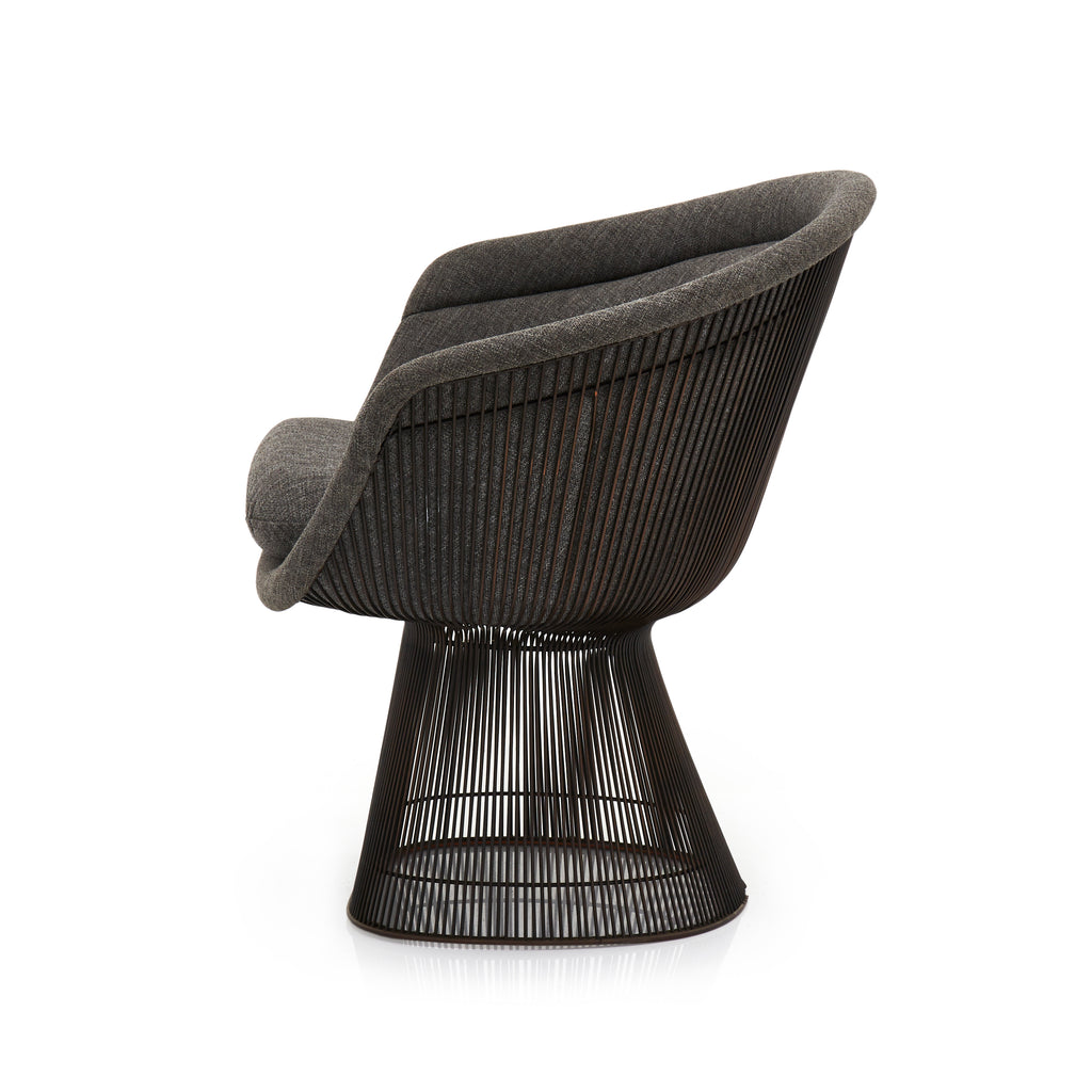 Platner Arm Chair - Full Gray Cushion