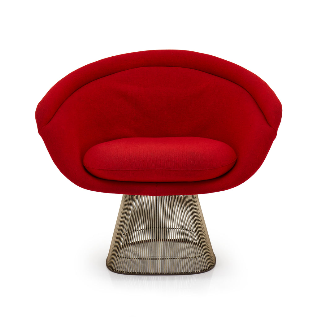 Red Platner Arm Chair