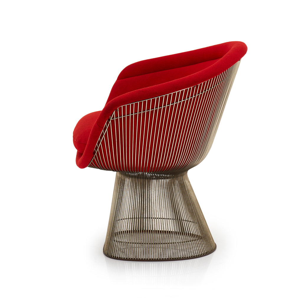 Red Platner Arm Chair