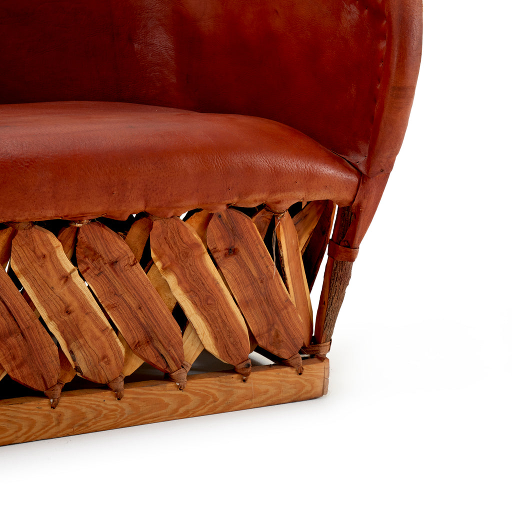 Equipale Russet Leather Sofa