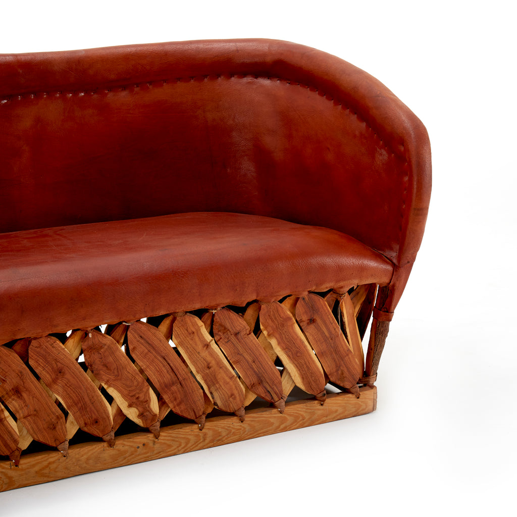 Equipale Russet Leather Sofa