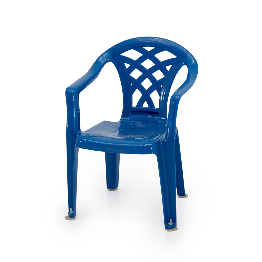 Stack of Colored Children's Chairs