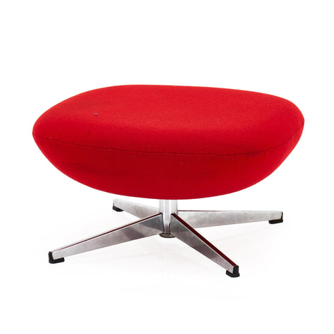 Red Cushion Ottoman