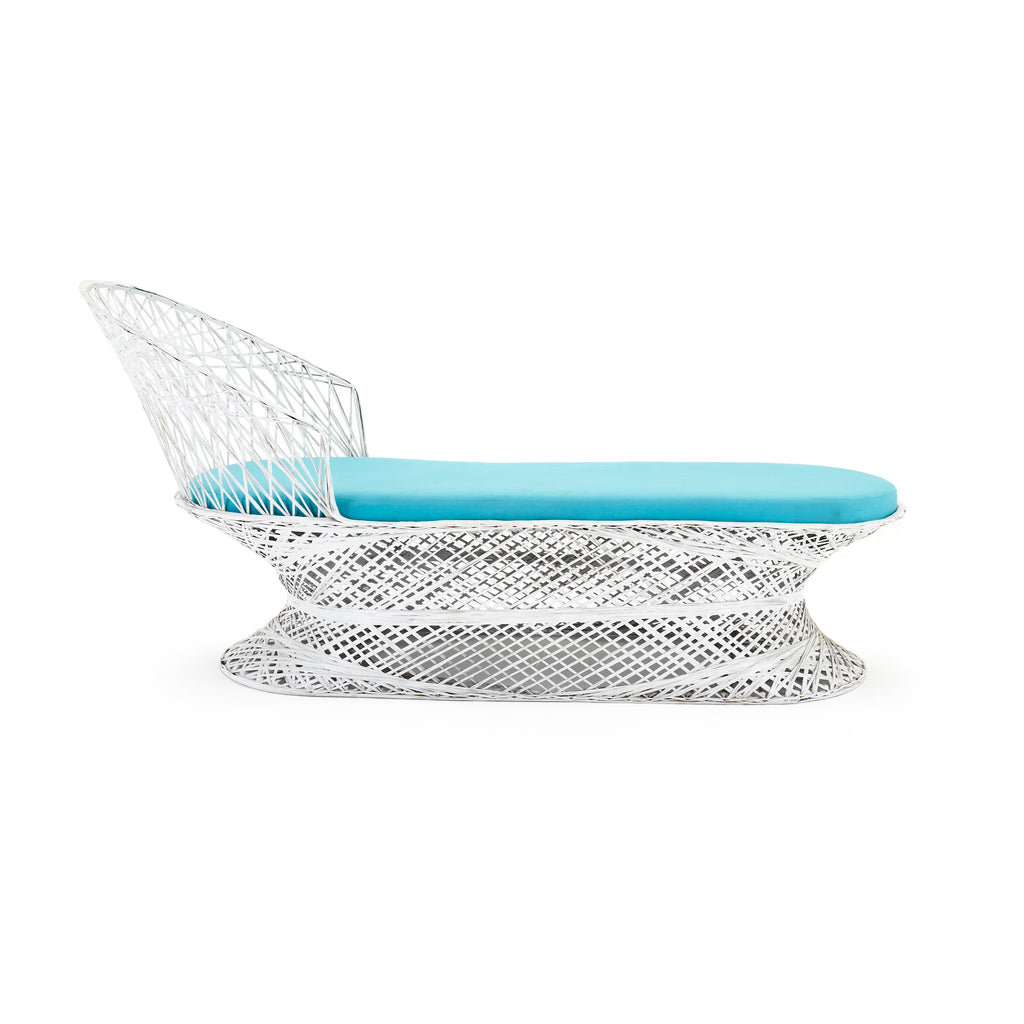 Spun Fiberglass Outdoor Chaise