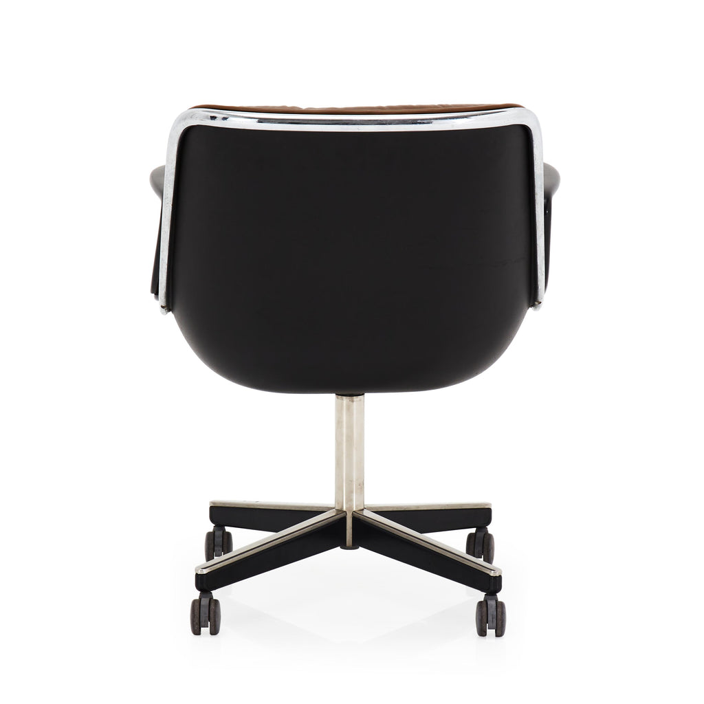 Brown Leather Pollock Chair