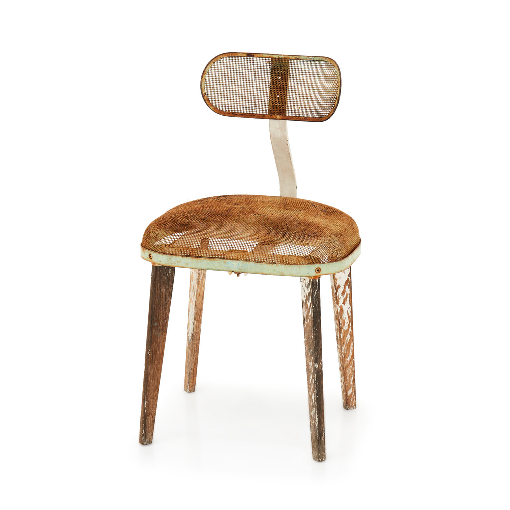 Rustic Wire Mesh Side Chair