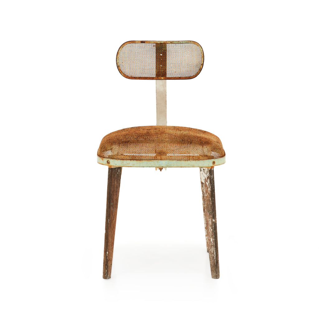 Rustic Wire Mesh Side Chair
