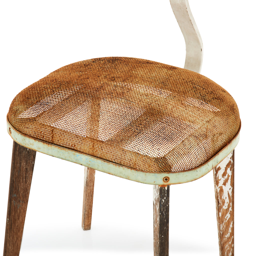 Rustic Wire Mesh Side Chair
