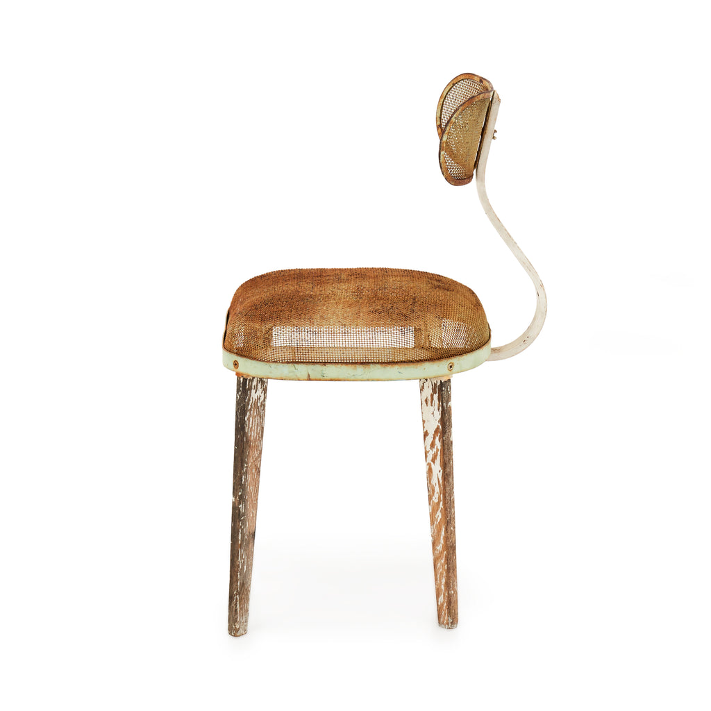 Rustic Wire Mesh Side Chair