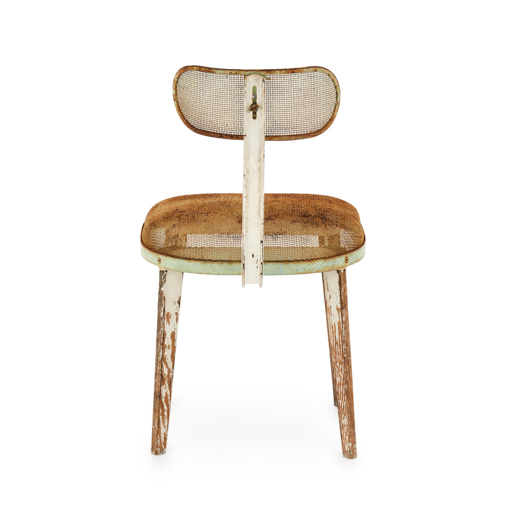 Rustic Wire Mesh Side Chair