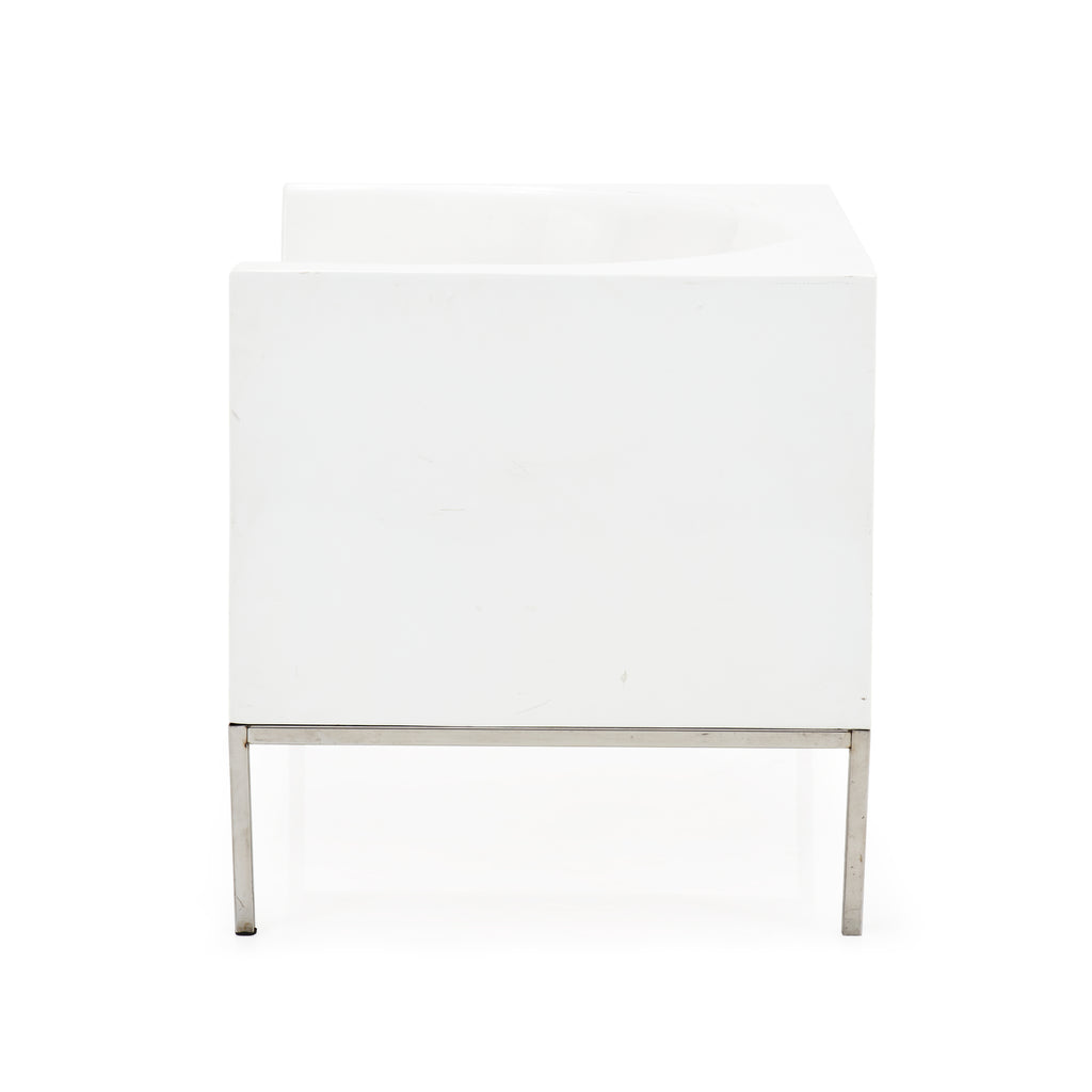 White Cube Lounge Chair