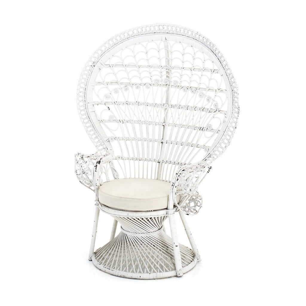 White Peacock Chair