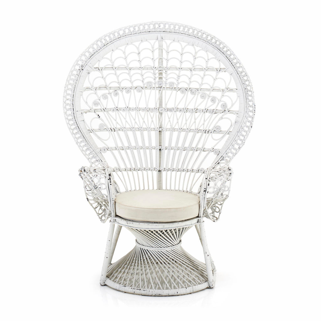 White Peacock Chair