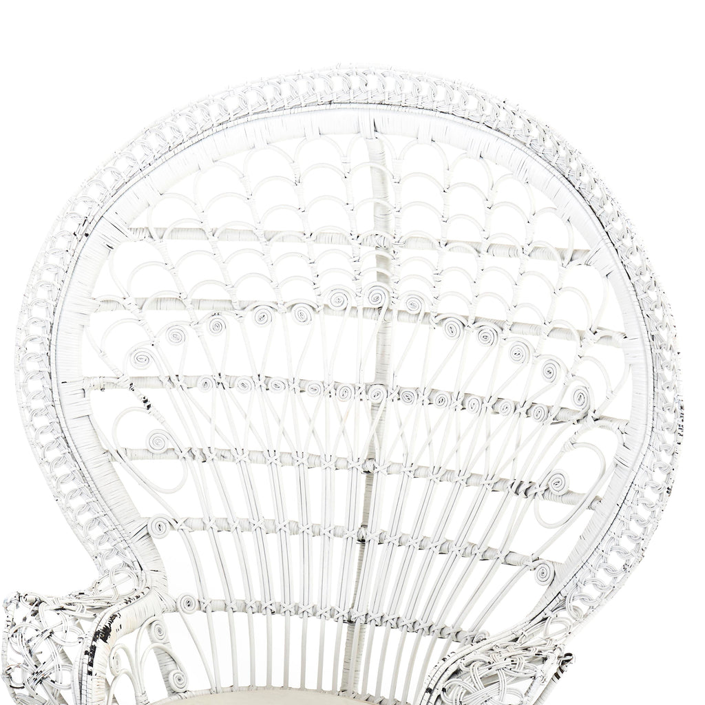 White Peacock Chair