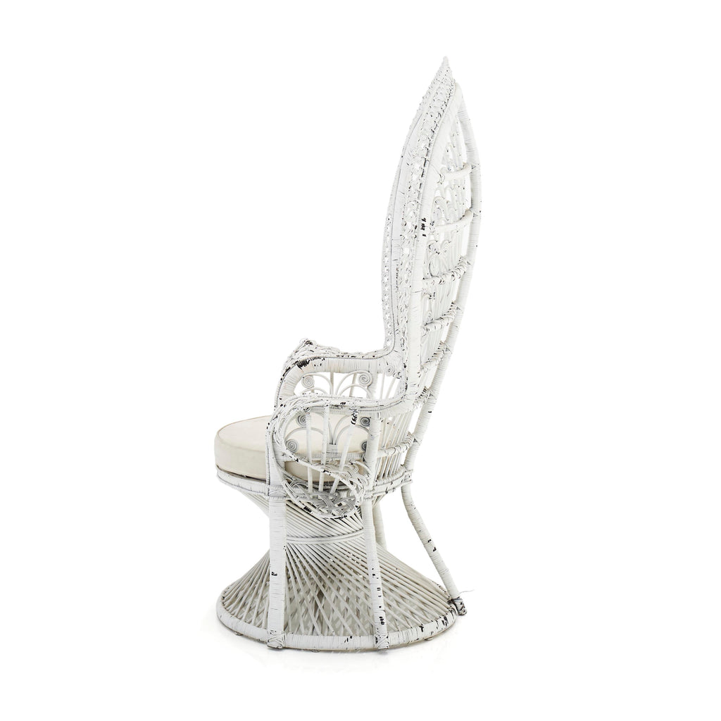 White Peacock Chair