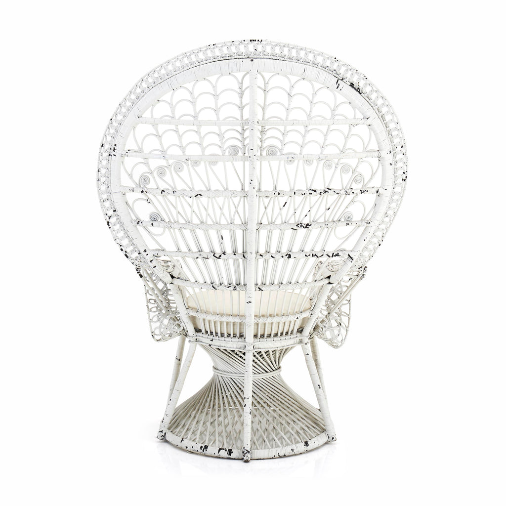 White Peacock Chair