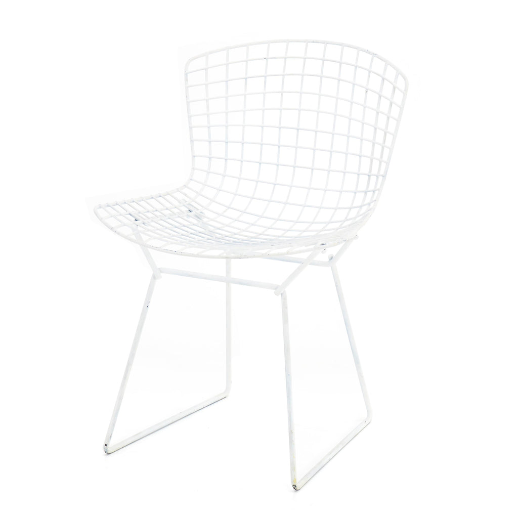 White Wire Bertoia Side Chair