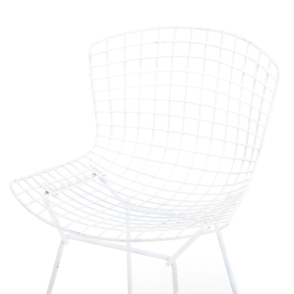 White Wire Bertoia Side Chair
