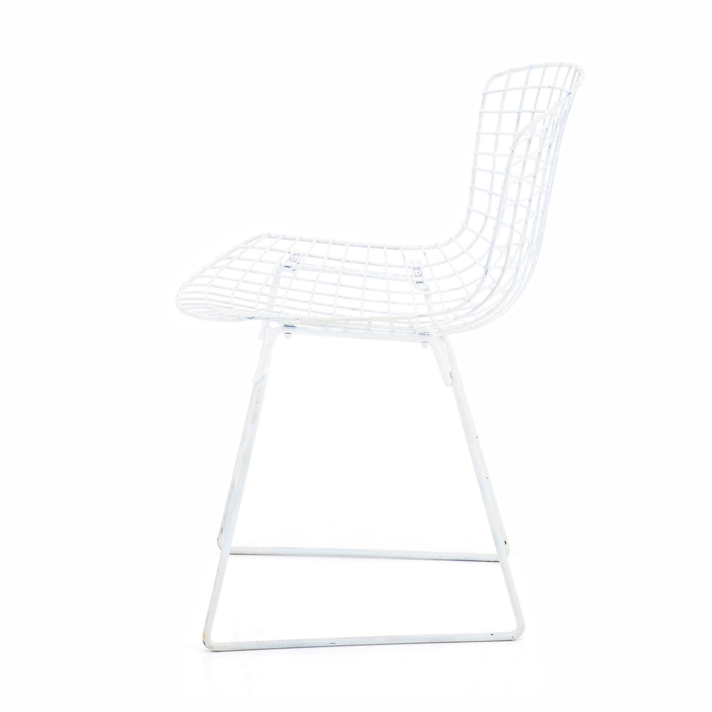 White Wire Bertoia Side Chair