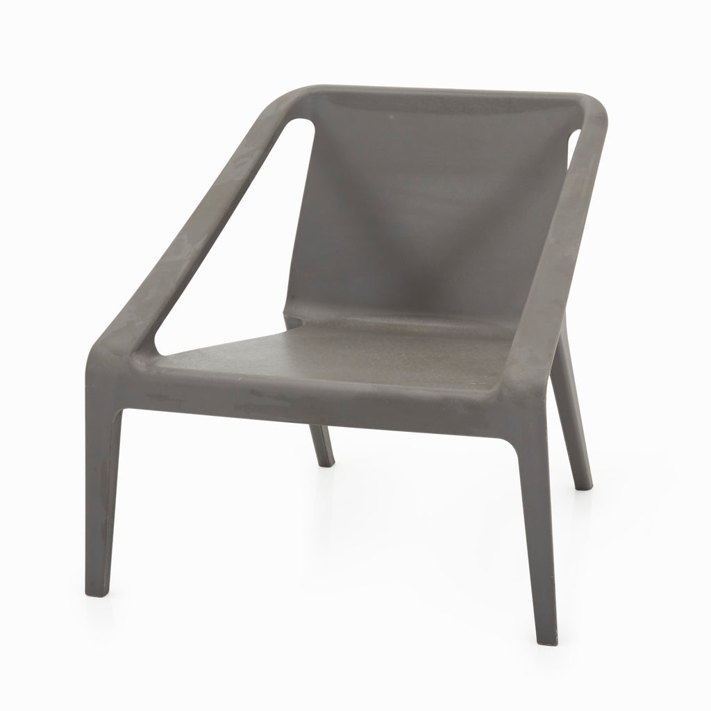 Grey Mod Plastic Outdoor Chair