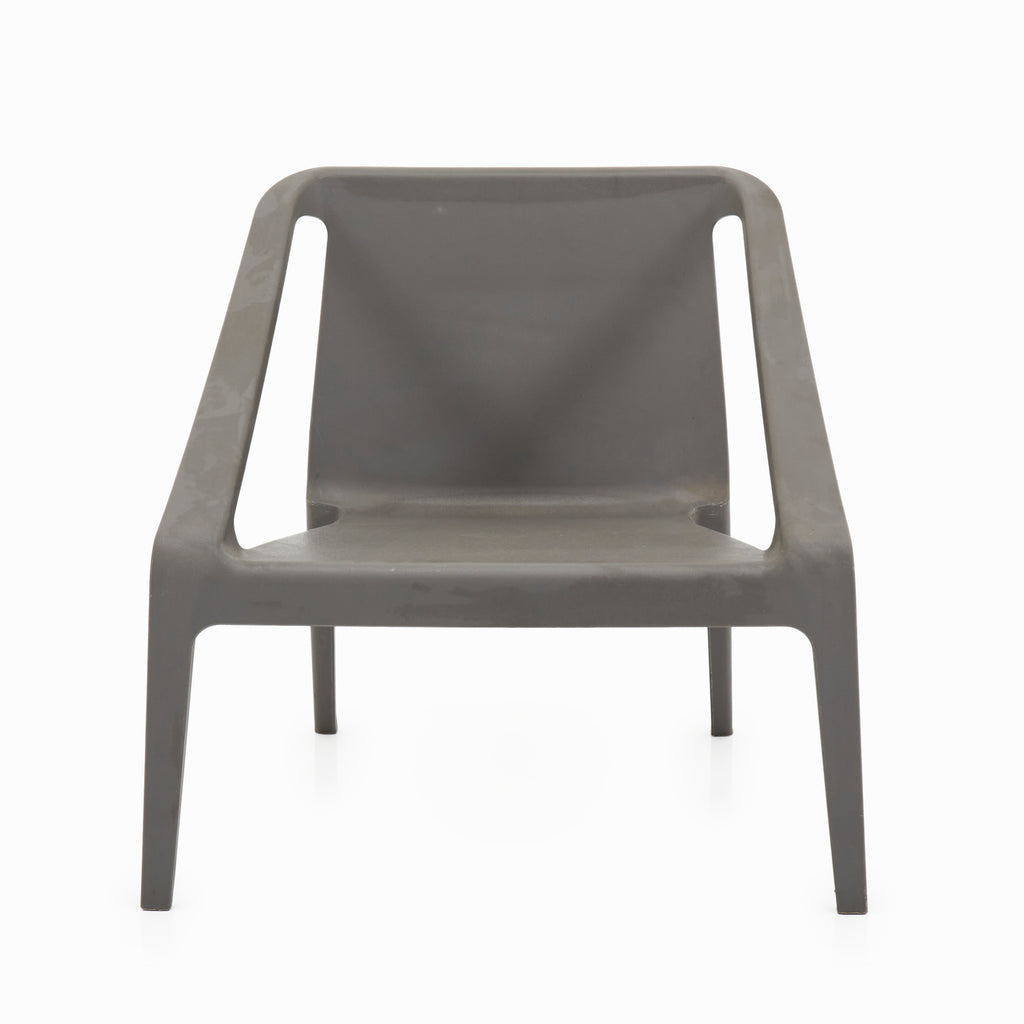Grey Mod Plastic Outdoor Chair