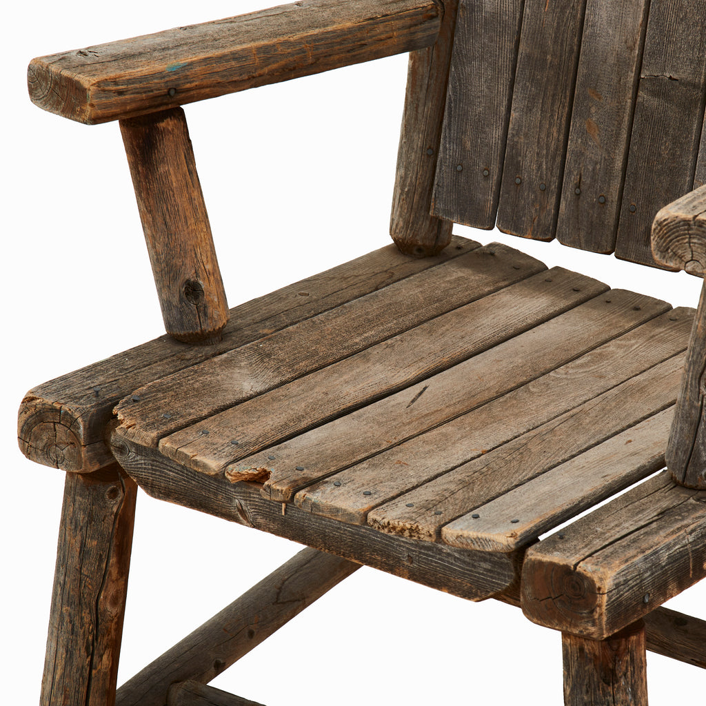 Wood Rustic Cabin Handmade Arm Chair