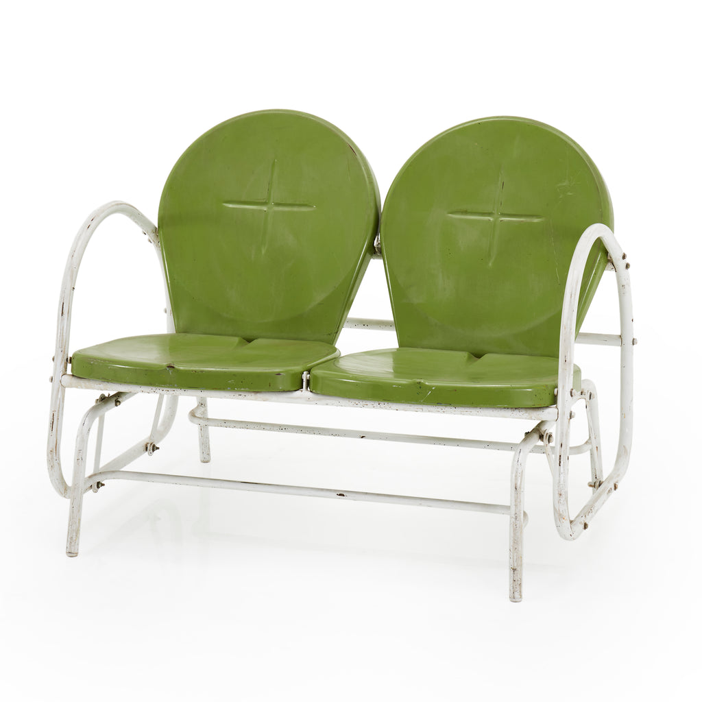 Rocker Love Seat - Green