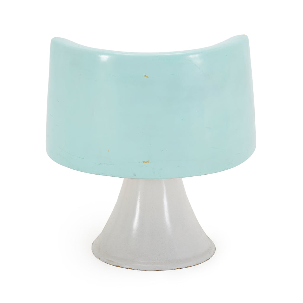 Light Blue Fiberglass Chair