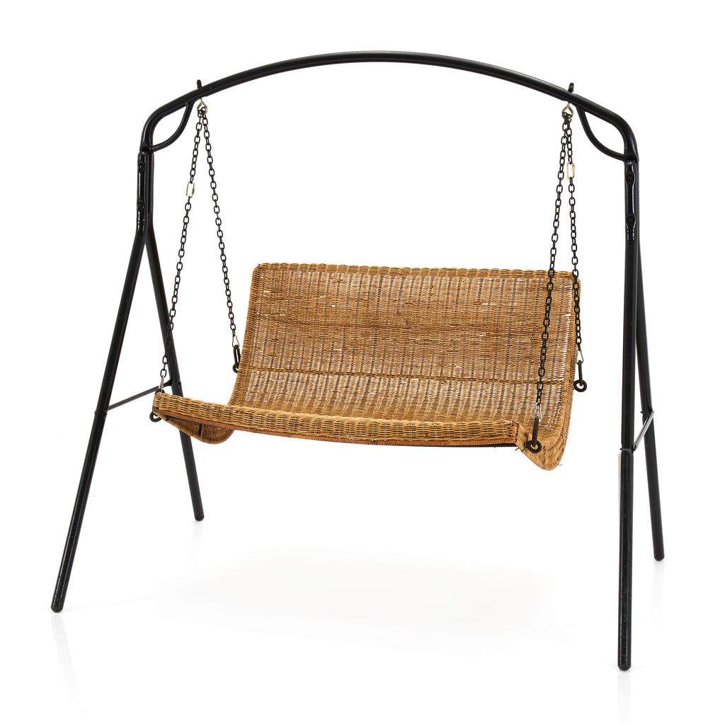 Hanging Wicker Loveseat