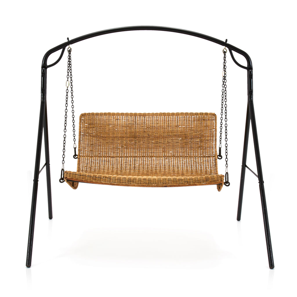 Hanging Wicker Loveseat