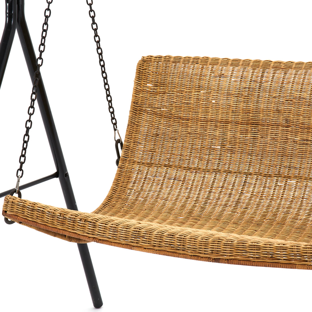 Hanging Wicker Loveseat