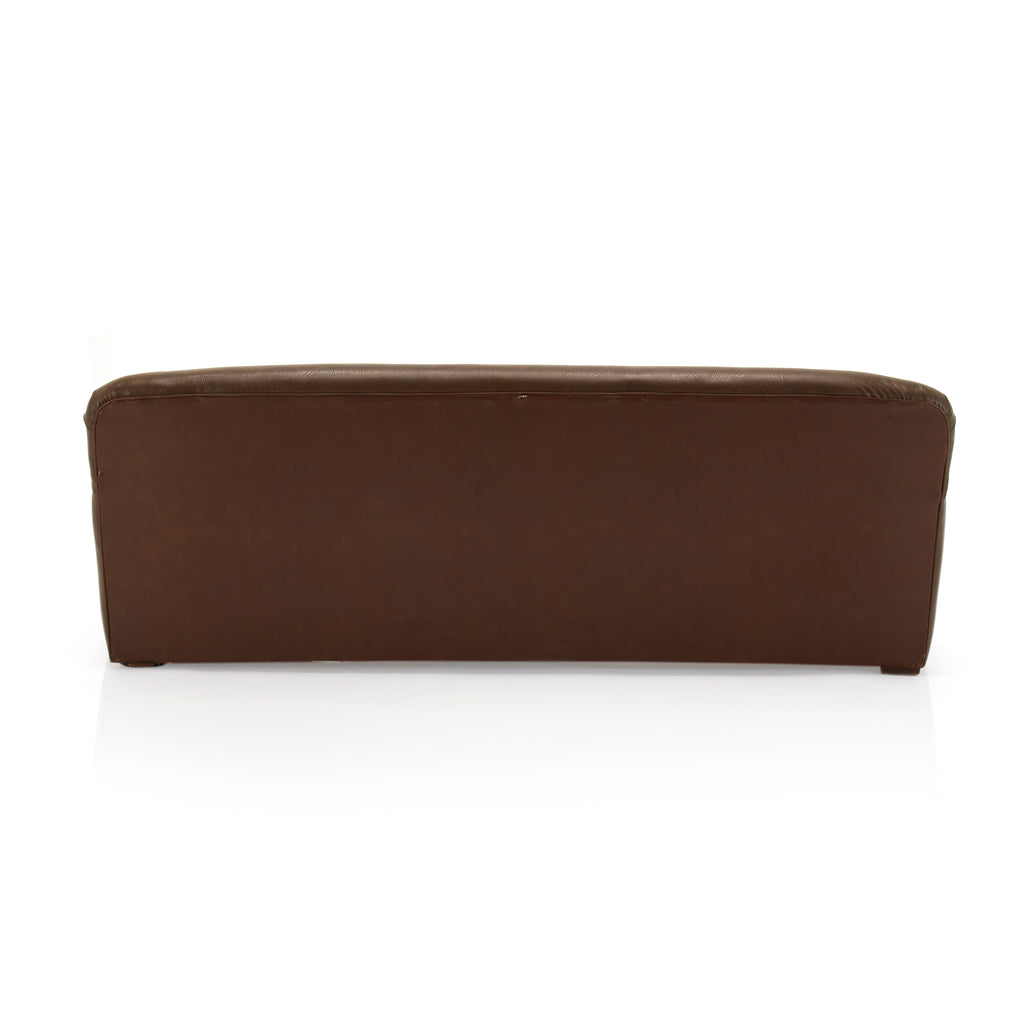 Brown Two-Tone Deco Sofa
