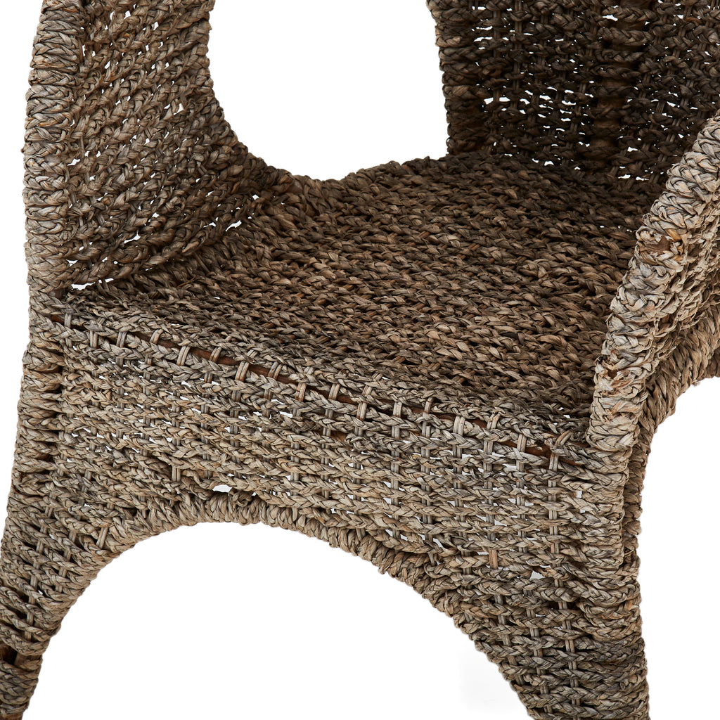 Rounded Wicker Chair