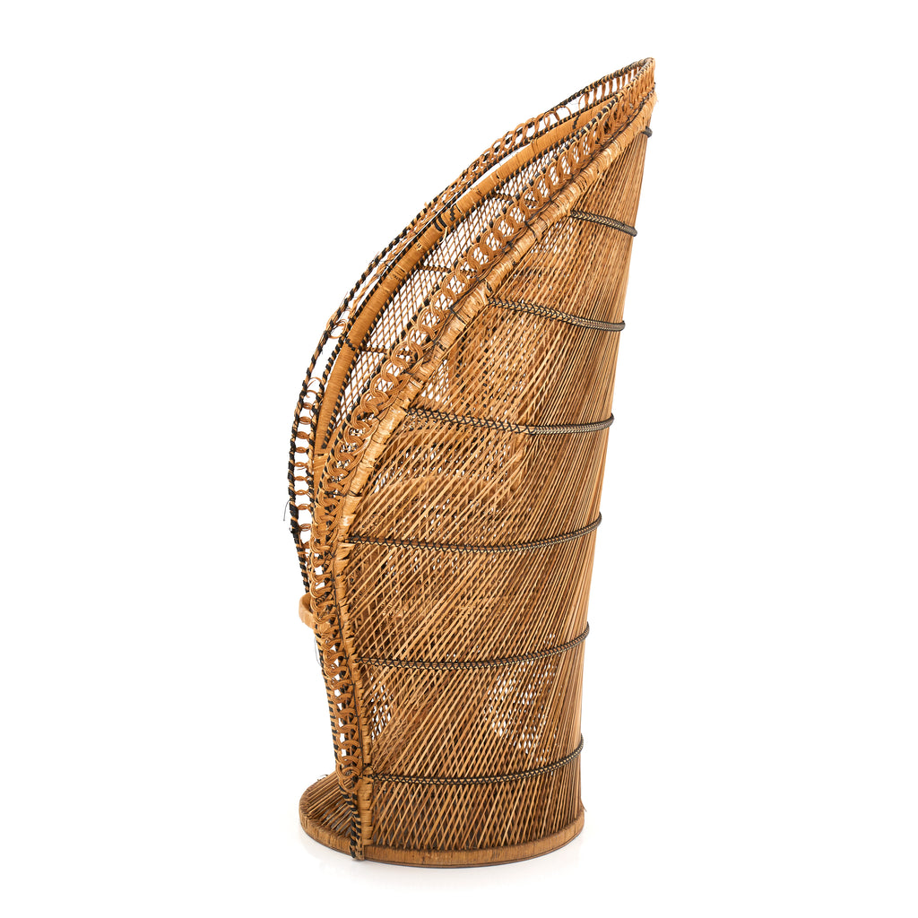 Wicker Cobra Peacock Chair