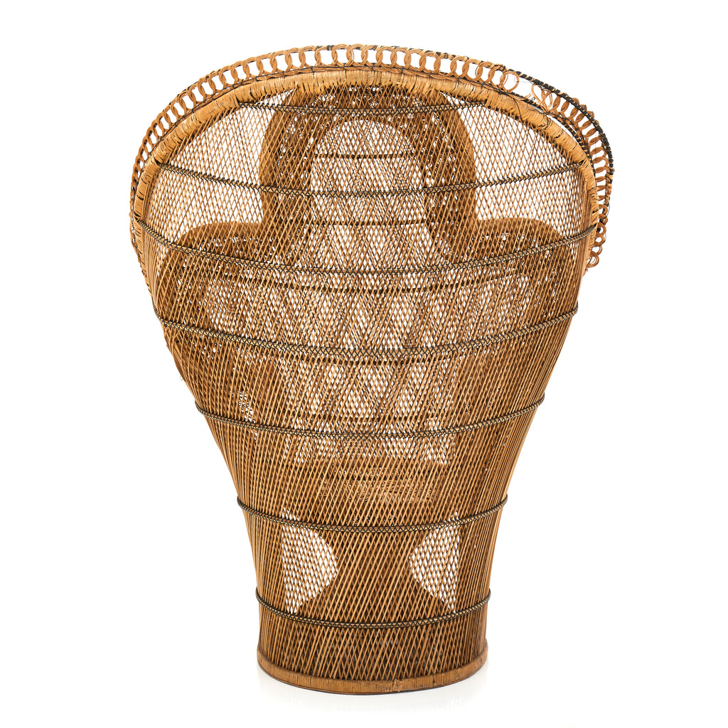 Wicker Cobra Peacock Chair