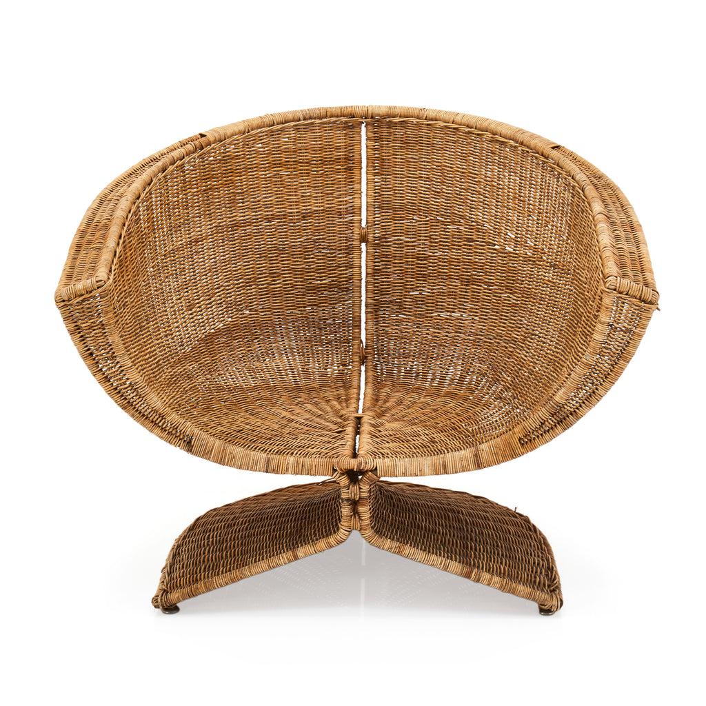 Wicker Miller Fong Wide Outdoor Lotus Lounge Chair