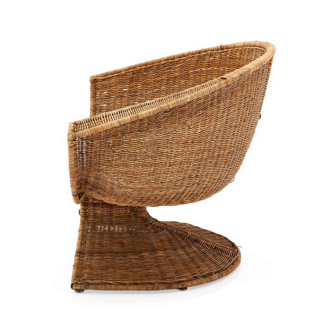 Wicker Miller Fong Wide Outdoor Lotus Lounge Chair