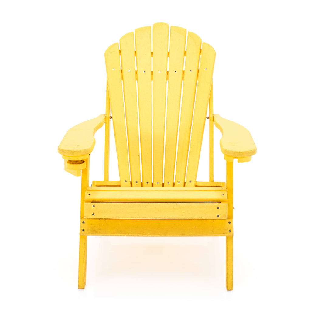 Yellow Adirondack Arm Chair