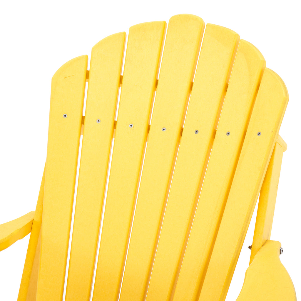 Yellow Adirondack Arm Chair