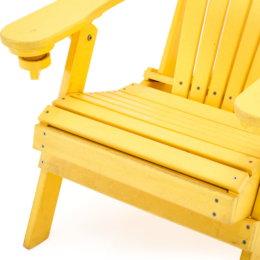 Yellow Adirondack Arm Chair