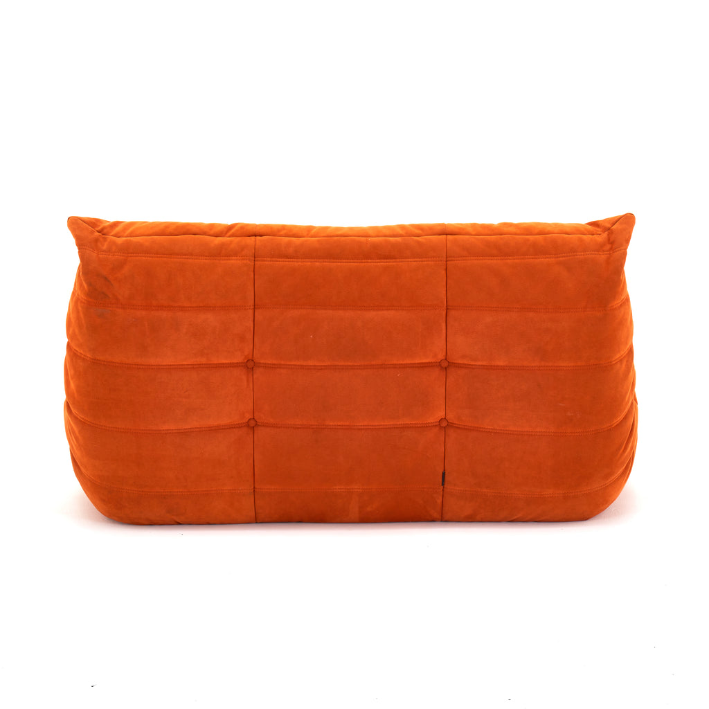 Orange Fabric TOGO Loveseat