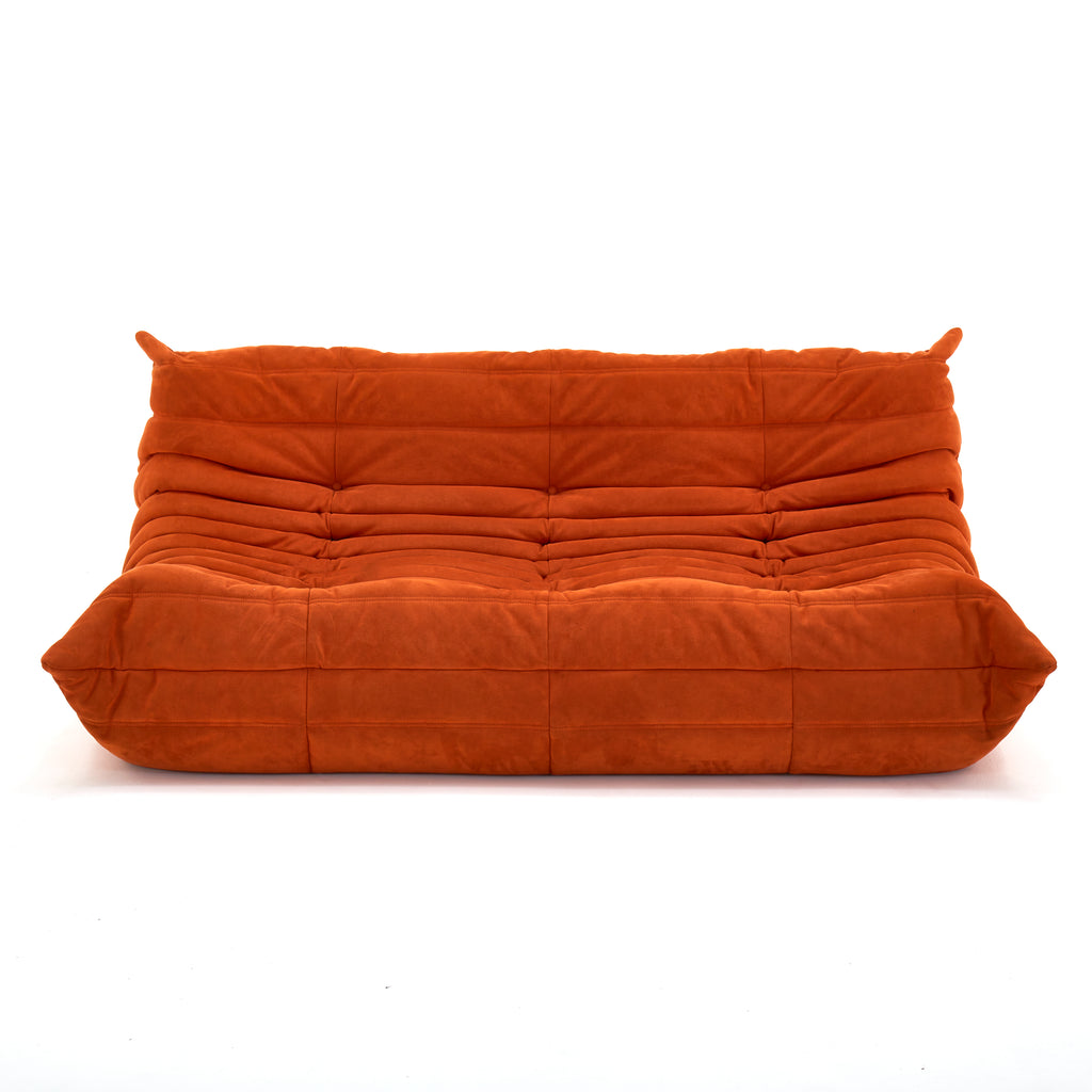 Orange MicroVelvet TOGO Sofa