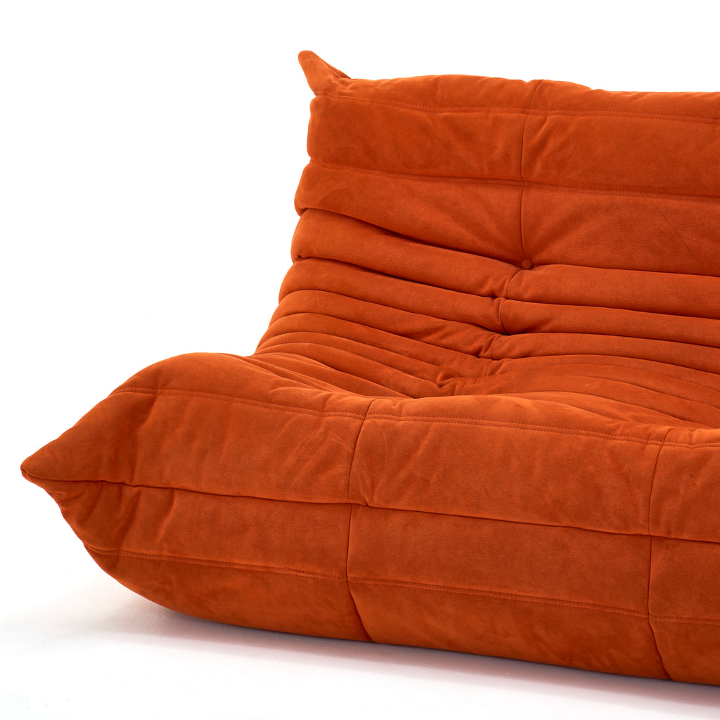 Orange MicroVelvet TOGO Sofa
