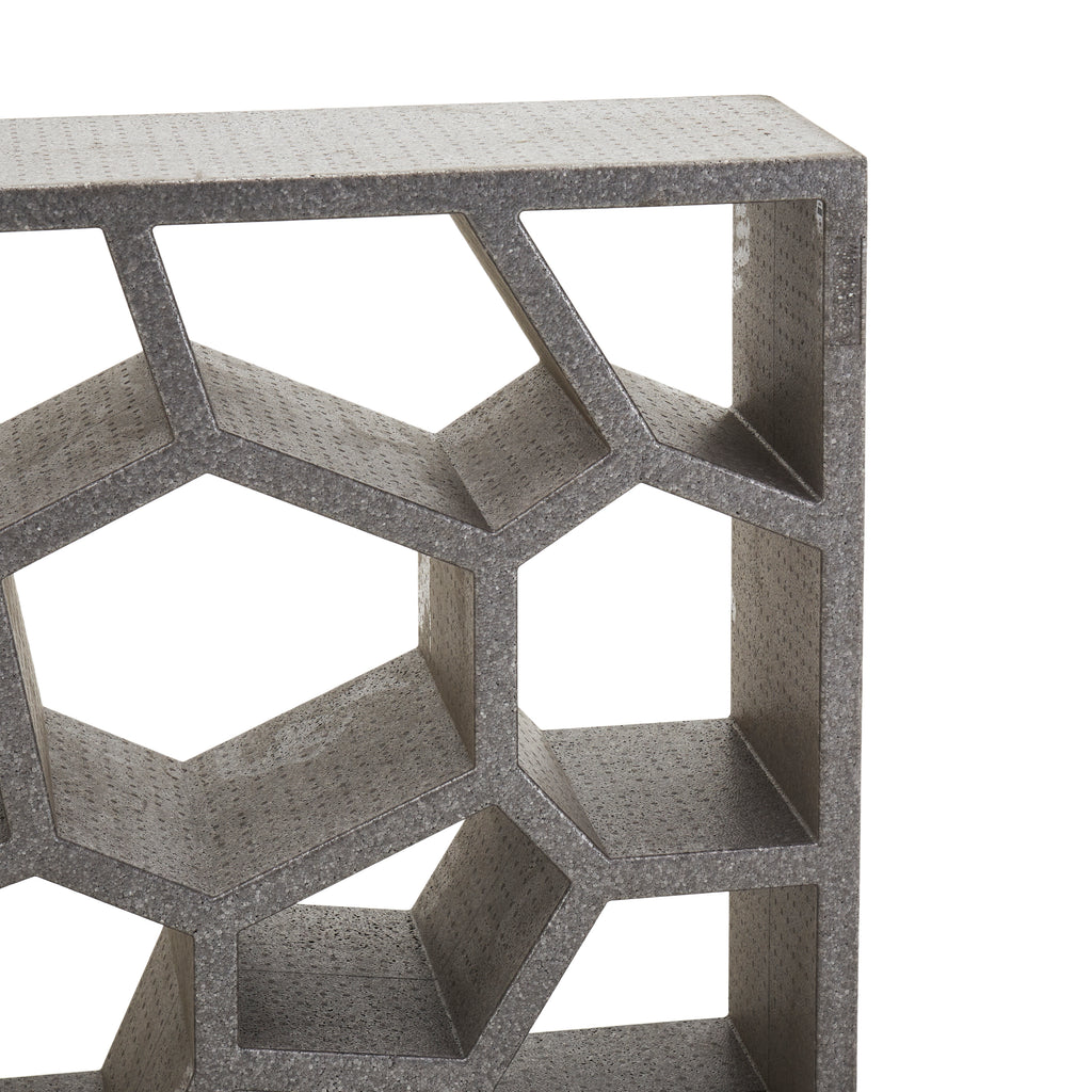 Gray Styrofoam Room Divider