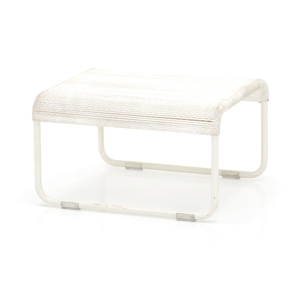 Case Study #22 Ottoman with White Frame