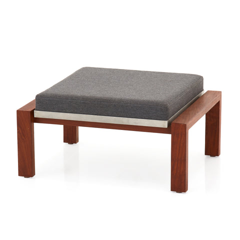 Grey Lobby Ottoman