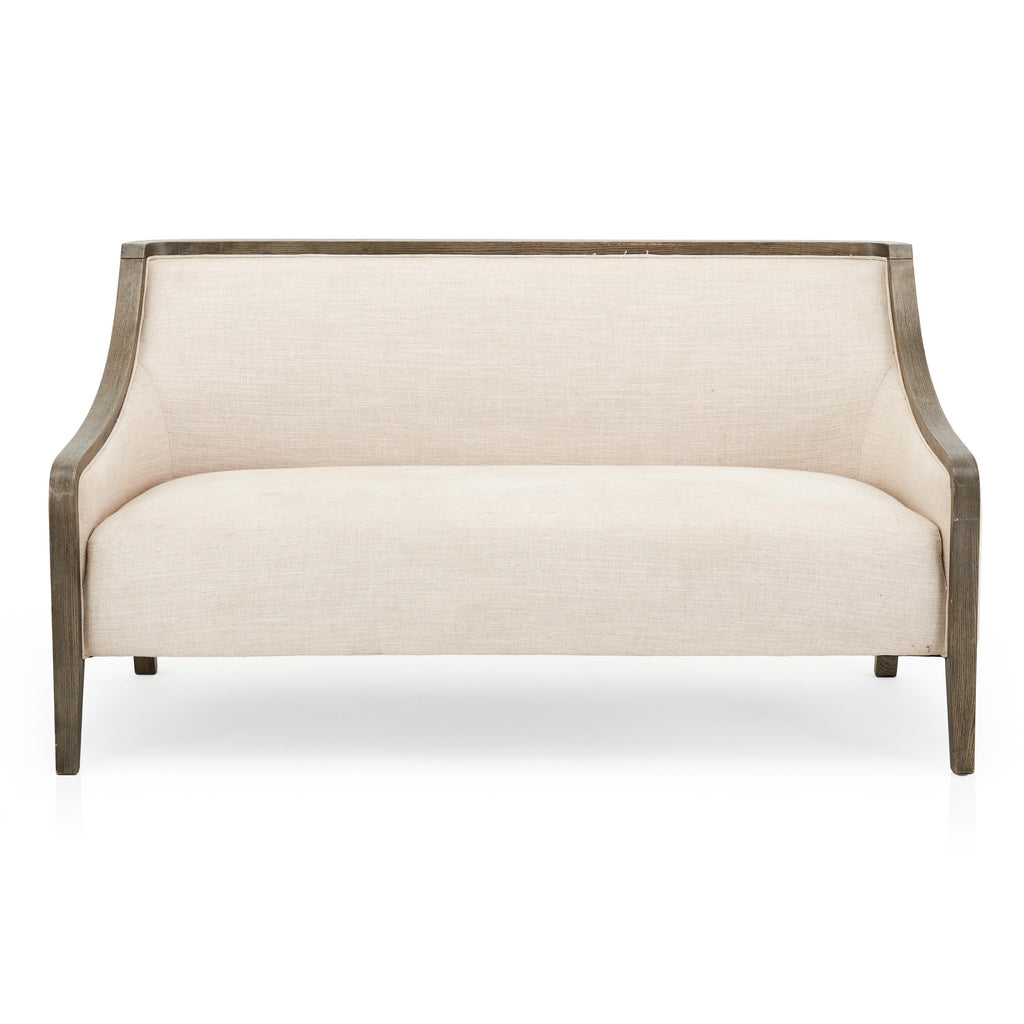Bryn Tan Linen Contemporary Sofa