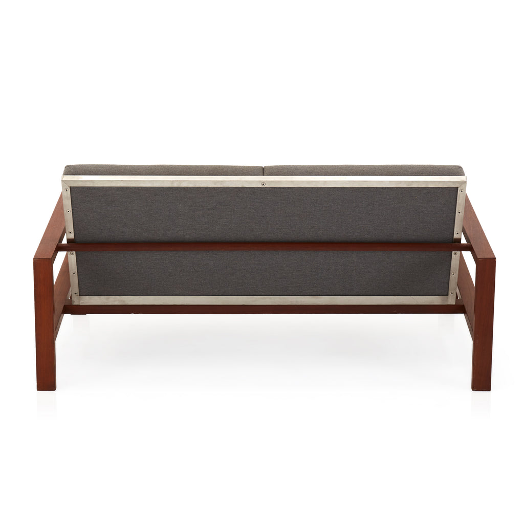 Grey Lobby Loveseat