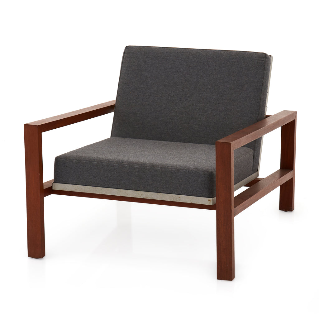 Grey Lobby Arm Chair